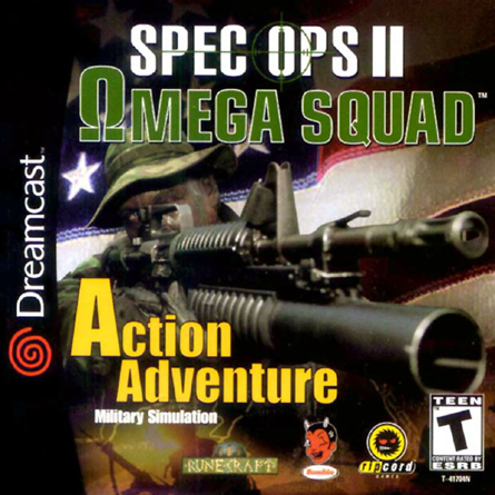 Spec Ops II: Omega Squad box art for Sega Dreamcast